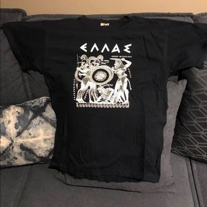 Boys black short sleeve T-shirt